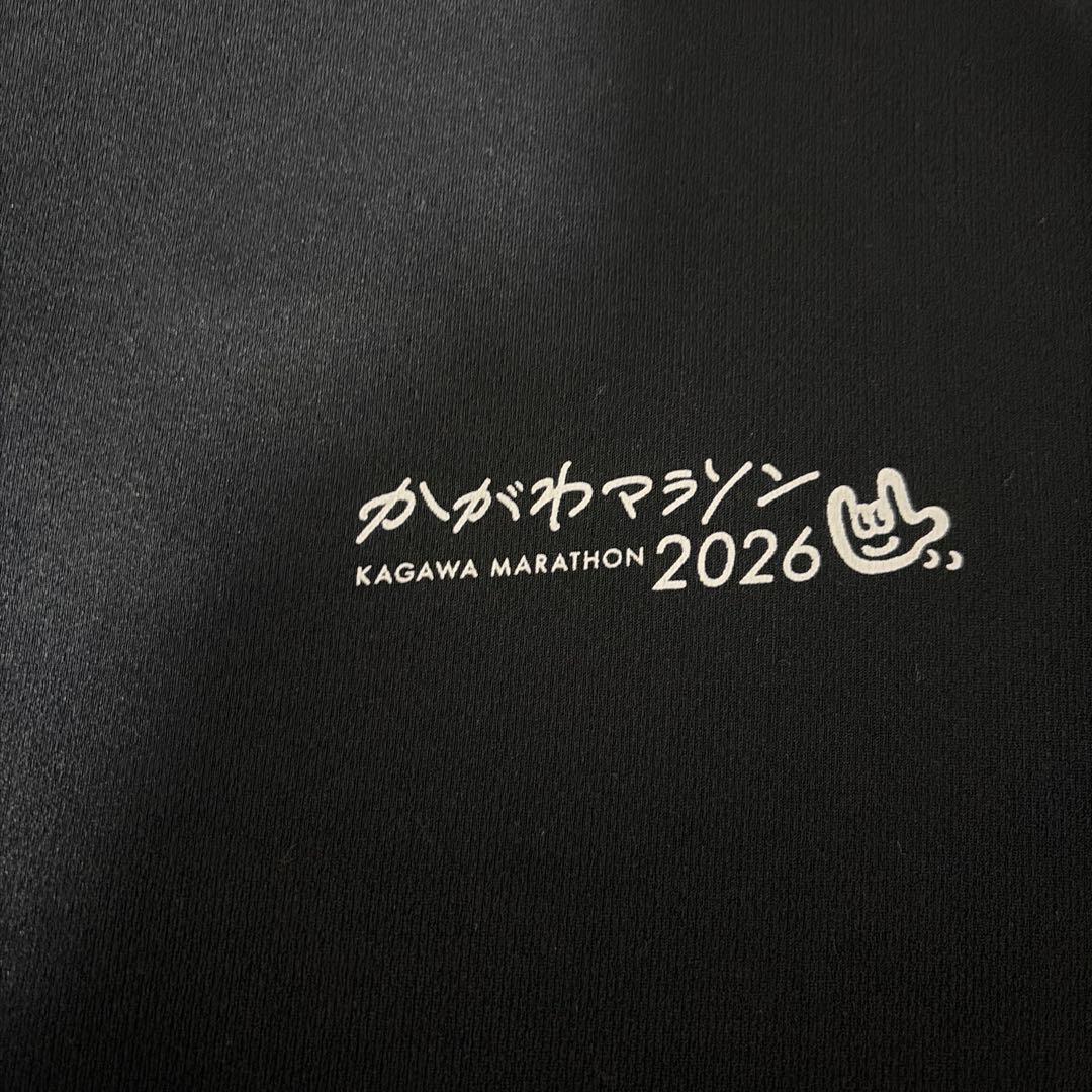 香川マラソン2026 Tシャツ 黒