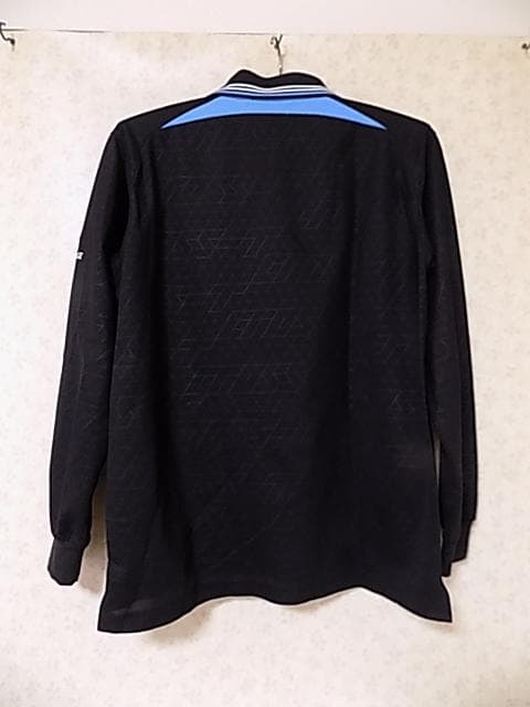 65227　ツアーステージ　長袖dポロシャツ　黒　M