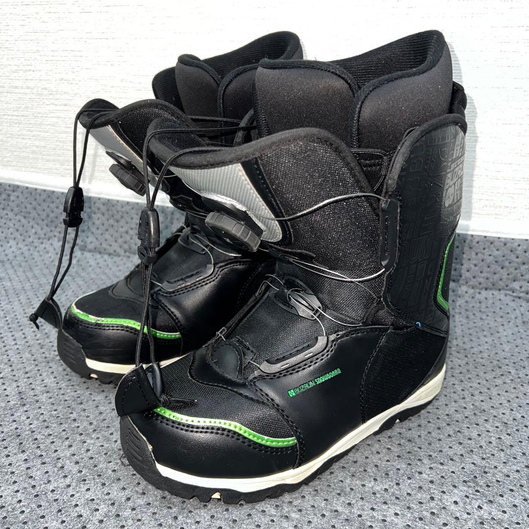 7-8回使用 メンズ 26cm BUZRUN BOAダイヤル スノーボードブーツ