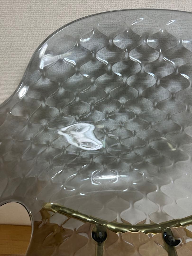 calligaris カリガリス サントロペ　チェア　スモークグレー ゴールド