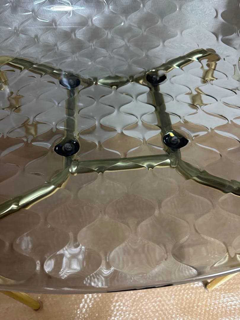 calligaris カリガリス サントロペ　チェア　スモークグレー ゴールド