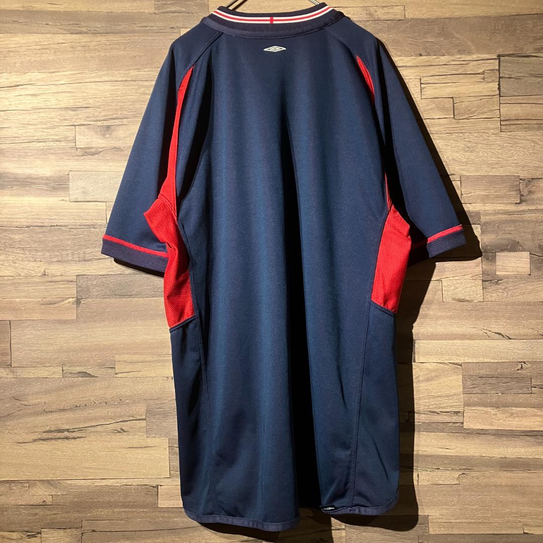 umbro　2004　イングランド代表ユニフォーム　紺/赤/リバーシブル
