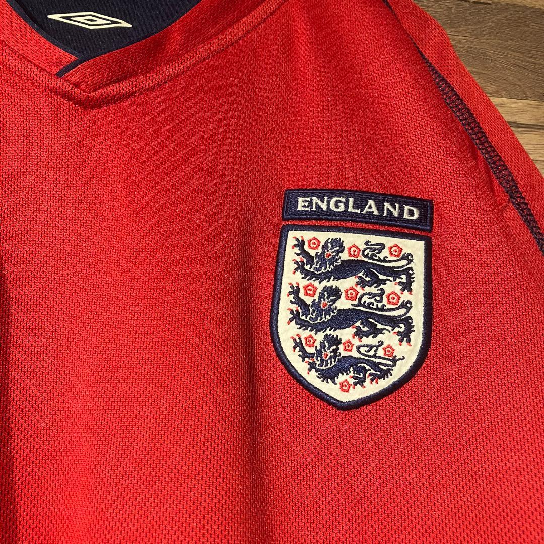 umbro　2004　イングランド代表ユニフォーム　紺/赤/リバーシブル