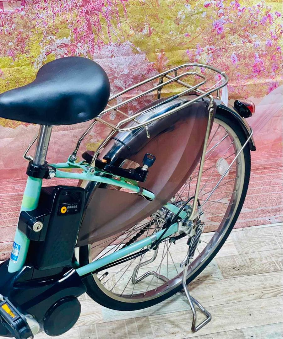 K2913 電動自転車パナソニック ママチャリ24インチ 8Ah 送料無料