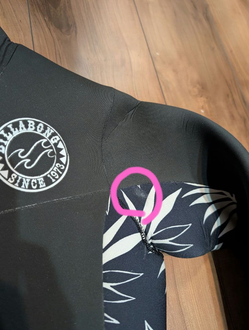 BILLABONG　セミドライ　バックジップ　レディースML 新品未使用