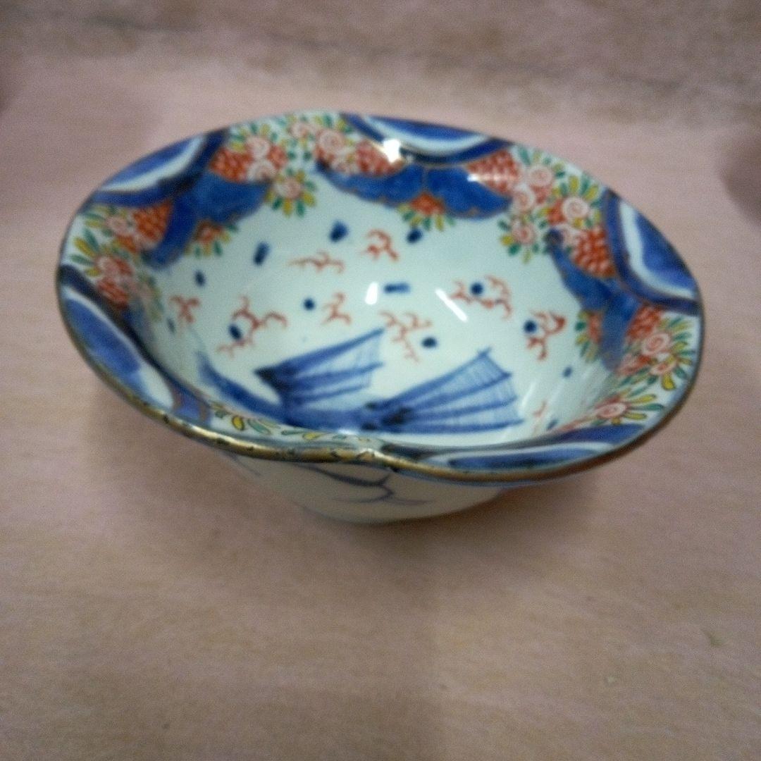 古伊万里　古美術　古道具　骨董品 錦絵麒麟鳳凰文様　三つ鉢