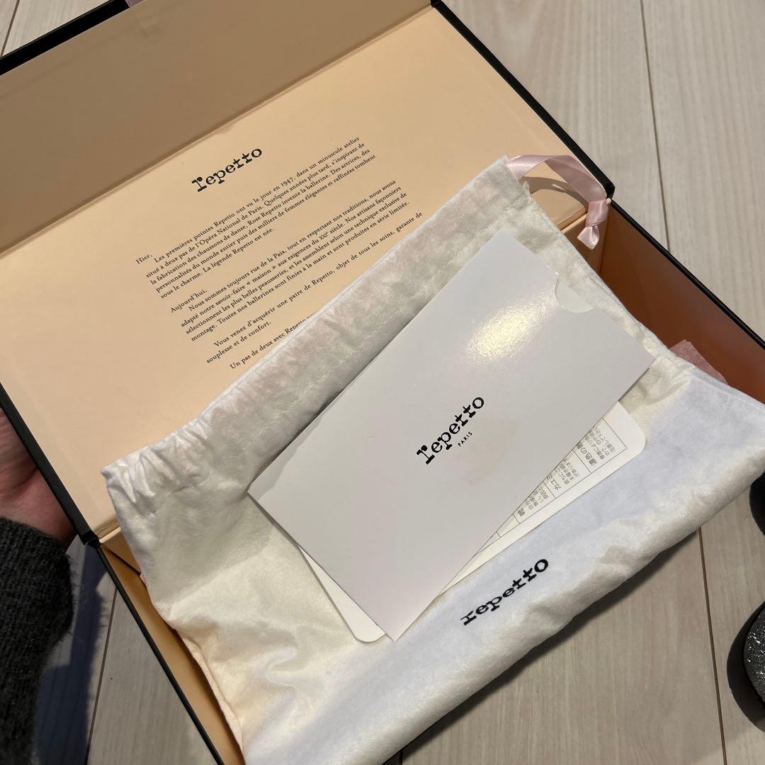 Repetto シルバー バレエシューズ 38