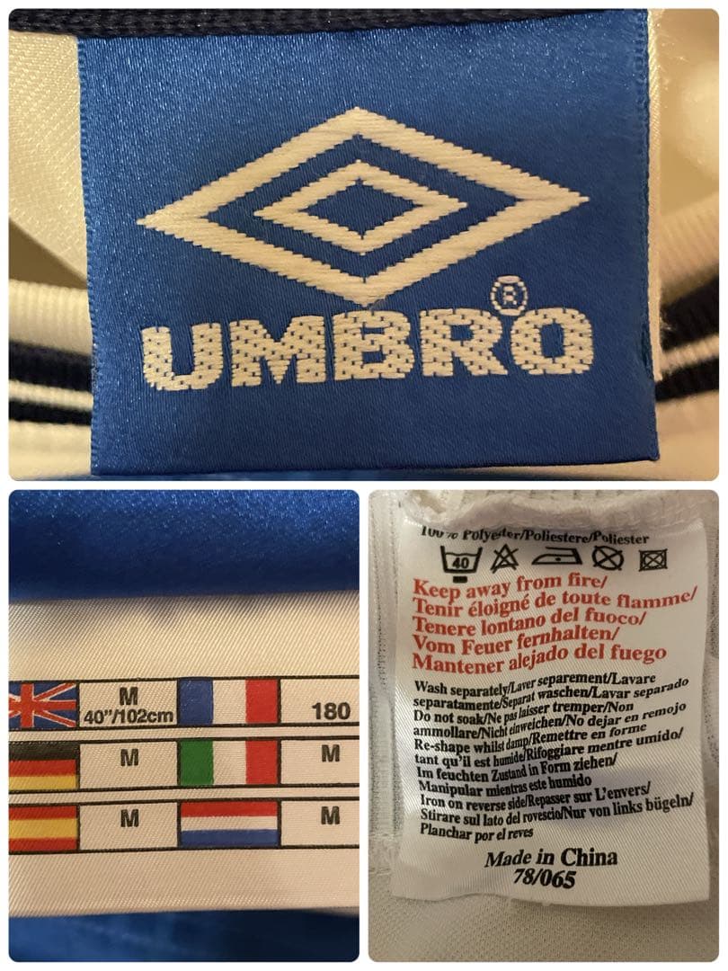 【極希少】UMBRO×イングランド代表/長袖ユニフォーム/大人気デザイン/M