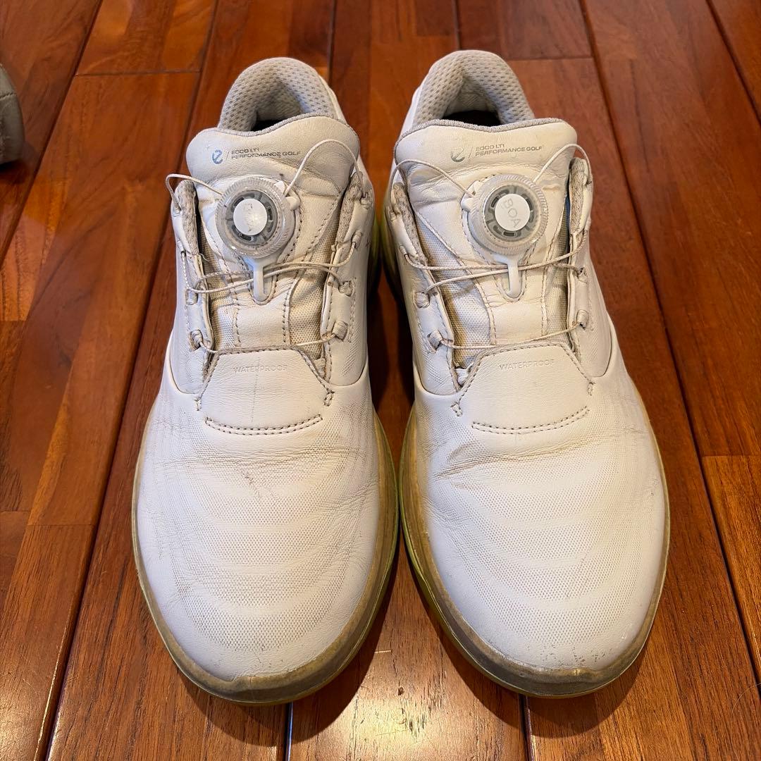 ECCO ゴルフシューズ BOA LT1 フィット ホワイト2024モデル 40