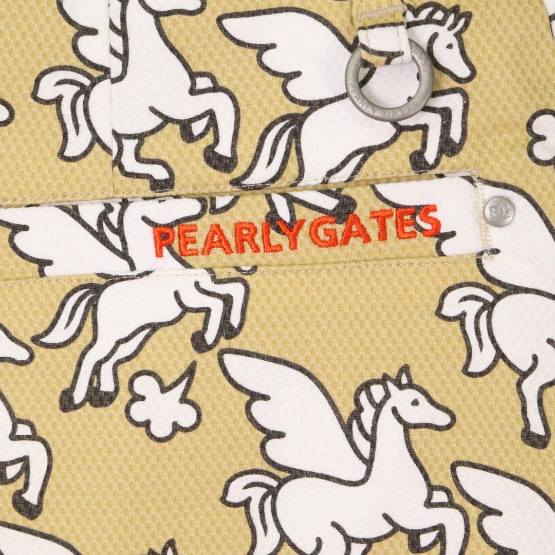 PEARLY GATES パーリーゲイツ　総柄　ミニスカート　0サイズ ペガサス