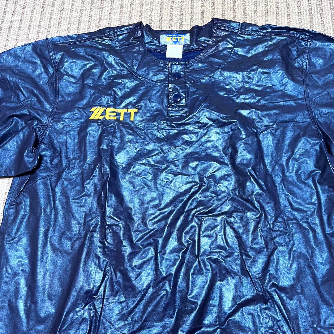 ZETT 高校野球部 ピステ Vジャン ウィンドシャツ グラコン ジャンパー