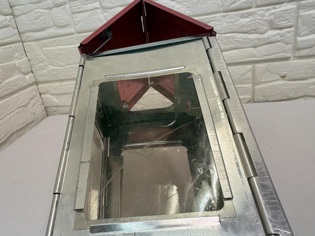 エバニュー キャンドルランタン 折りたたみ式 屋根型 フォールディングランタン