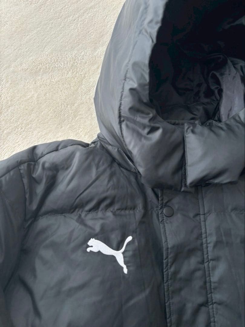 PUMA プーマ ベンチコート ダウン ブラック L 美品