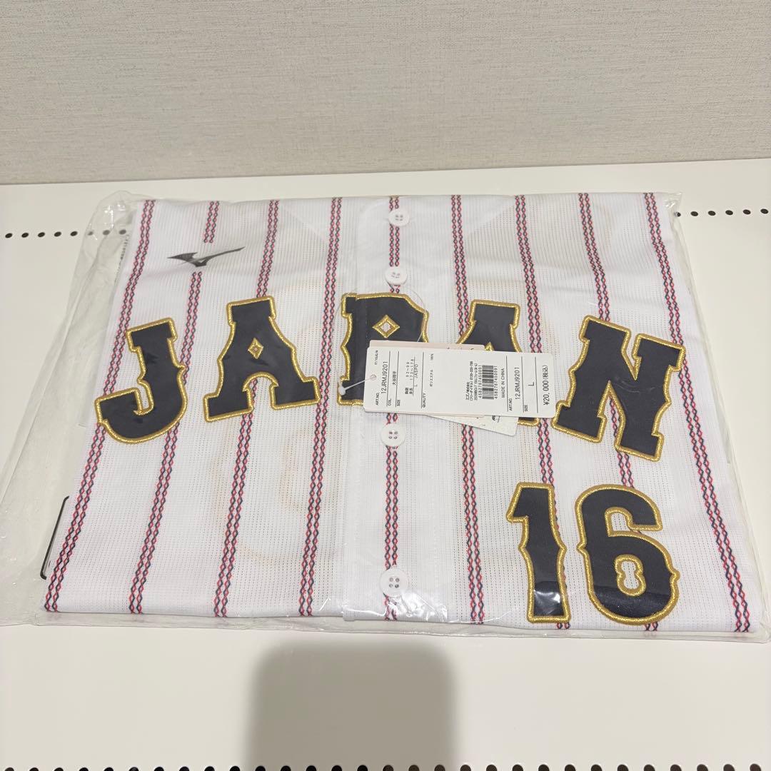 WBC 2026 野球　日本代表　ユニフォーム　大谷翔平　ホーム　Lサイズ