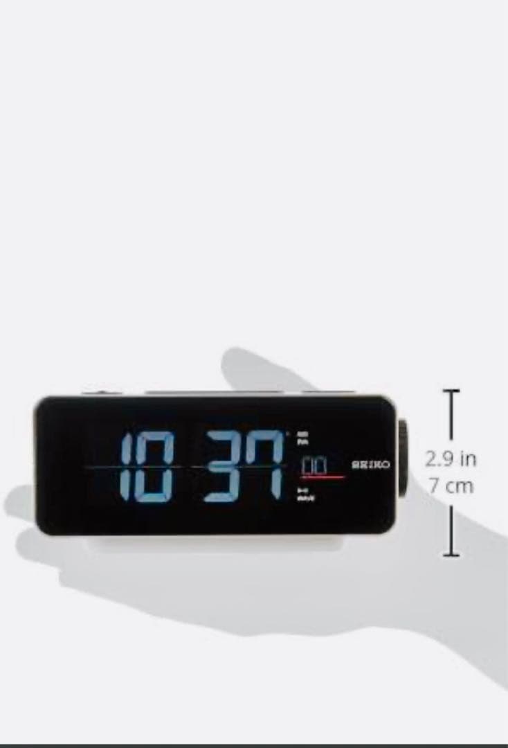 ✴︎SEIKO✴︎ ラジオ付目覚まし時計 ・置き時計 DL213W ・ワイドＦＭ対応