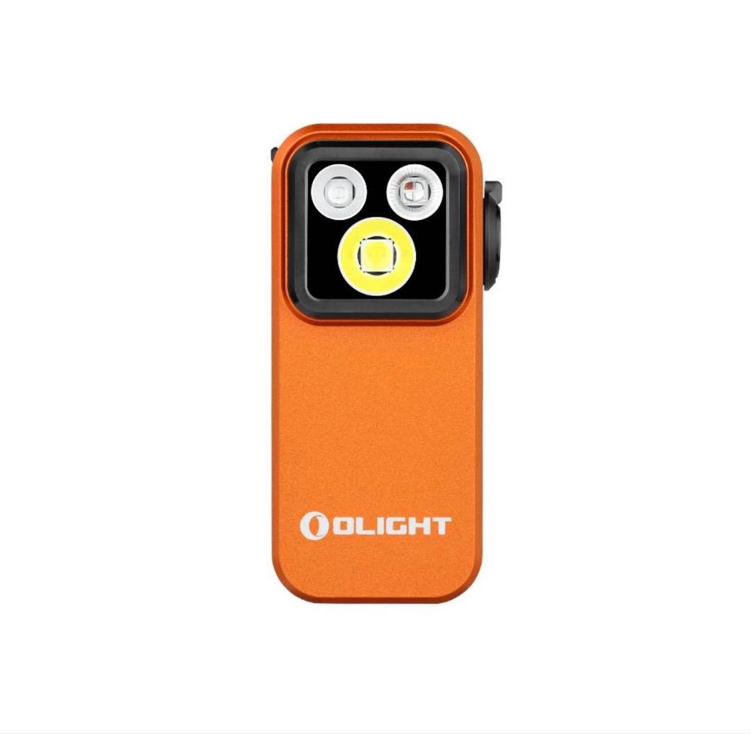 オーライト olight Oclip Pro S UV & RGB オレンジ