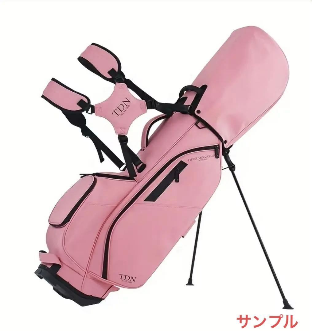 TDN スタンドバッグ　キャディバッグ　ゴルフバッグ　新品　ピンク　pink