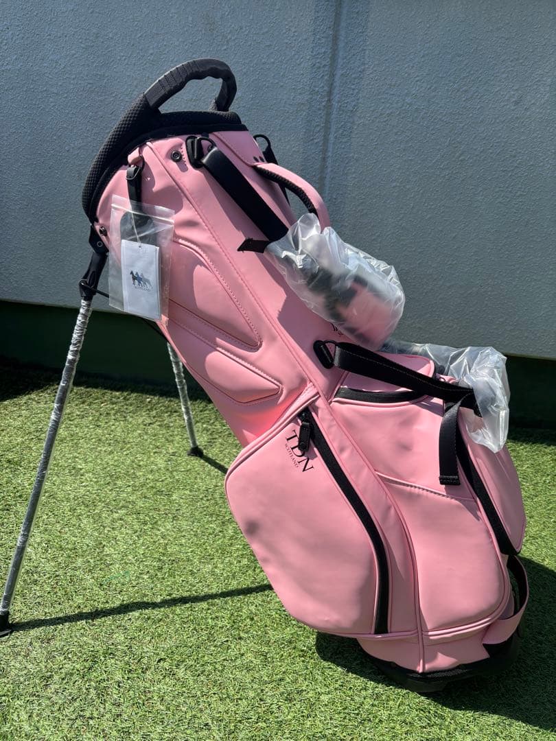 TDN スタンドバッグ　キャディバッグ　ゴルフバッグ　新品　ピンク　pink