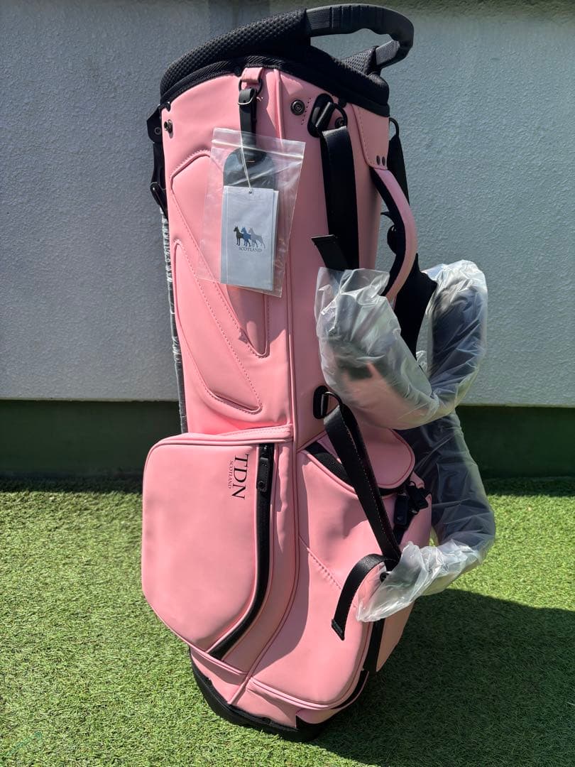 TDN スタンドバッグ　キャディバッグ　ゴルフバッグ　新品　ピンク　pink