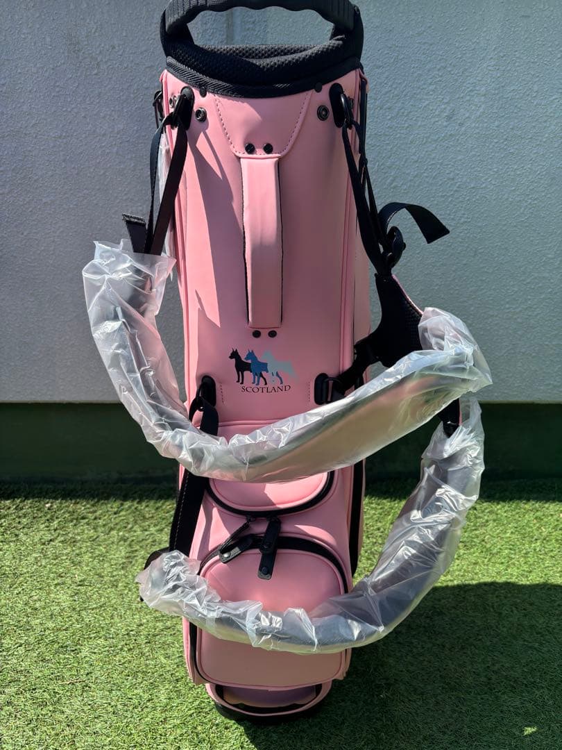 TDN スタンドバッグ　キャディバッグ　ゴルフバッグ　新品　ピンク　pink