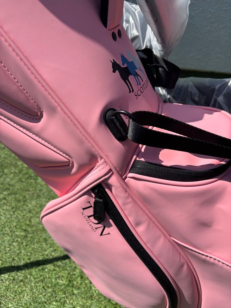 TDN スタンドバッグ　キャディバッグ　ゴルフバッグ　新品　ピンク　pink