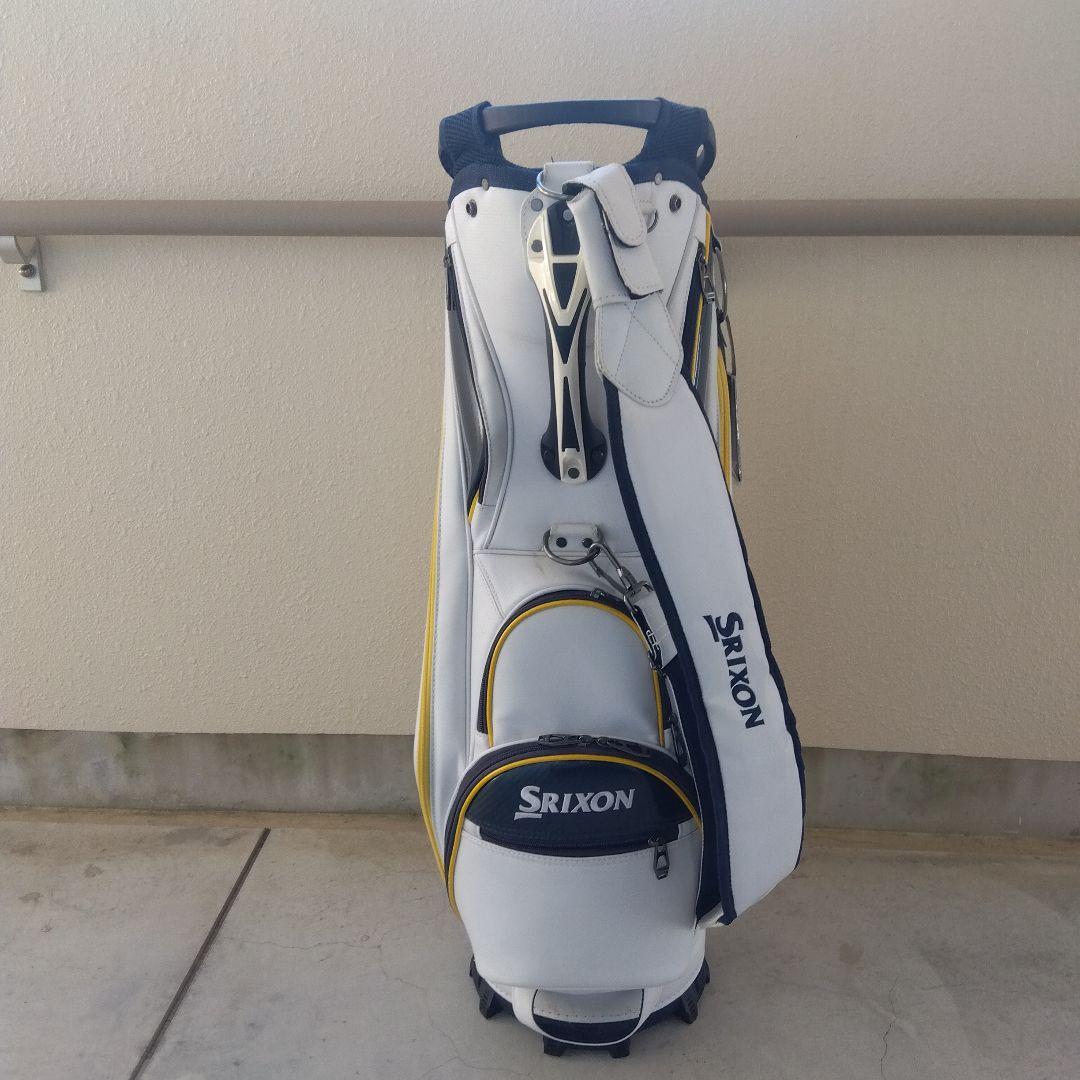 Srixon キャディバッグ ホワイト/イエロー/ネイビー