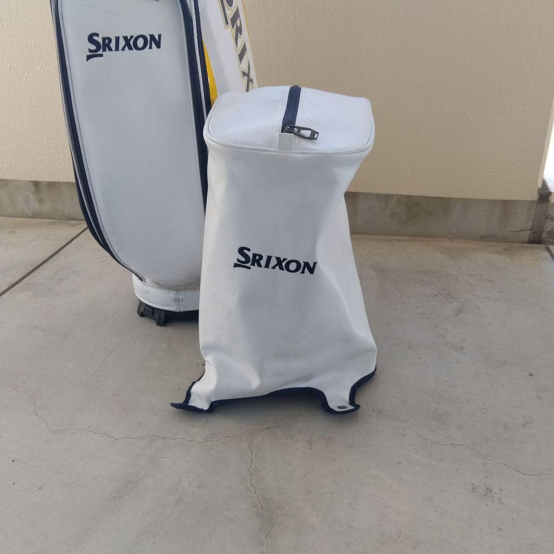 Srixon キャディバッグ ホワイト/イエロー/ネイビー