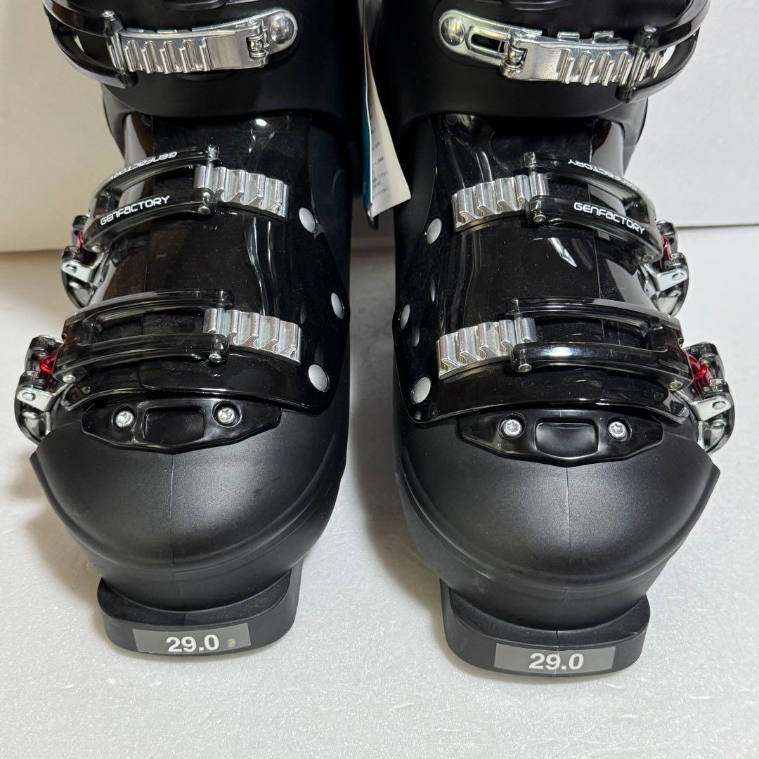 未使用29cmスキーブーツ黒色ブラック初心者おすすめ格安特価29.0cm