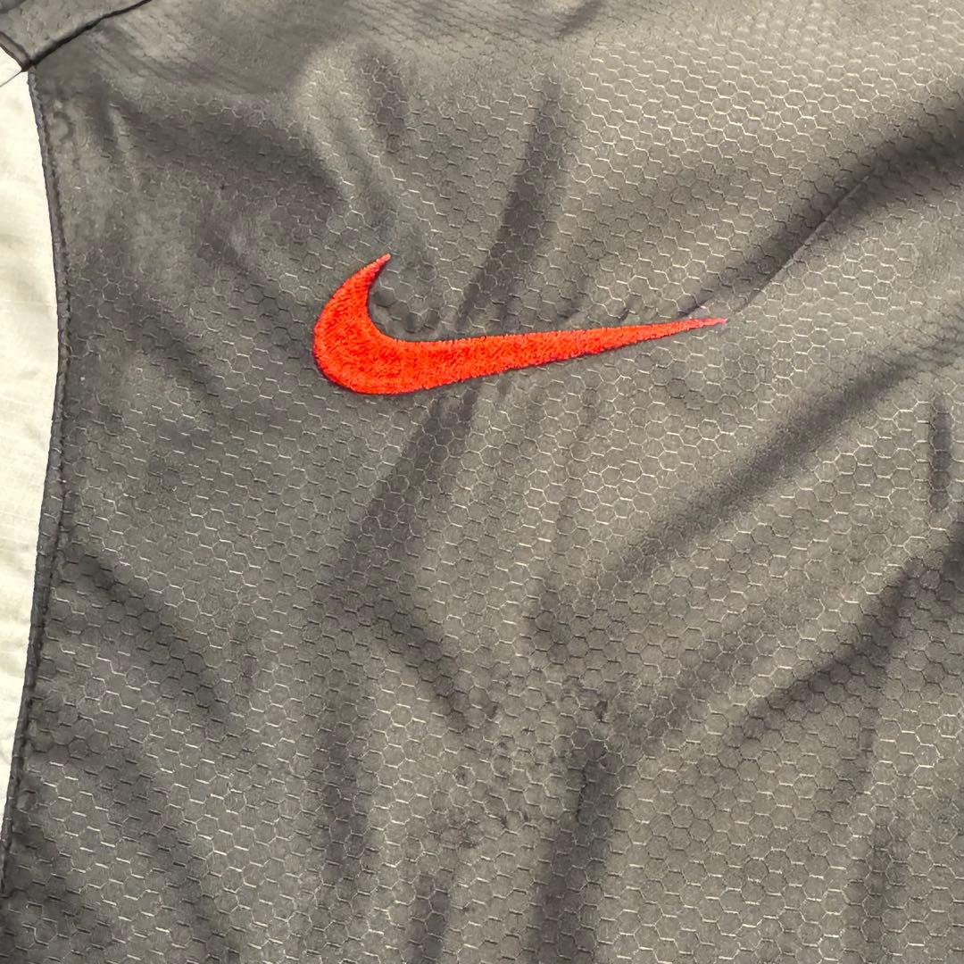 00s NIKE ウインドブレーカー ブラック グレー L