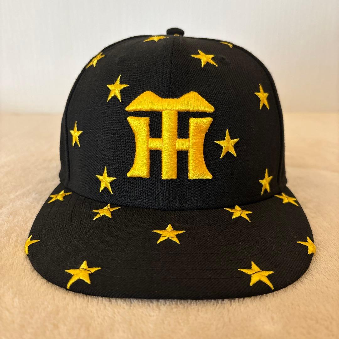 激レア！ 阪神タイガース　ニューエラ　星柄　キャップ　フリーサイズ　黒