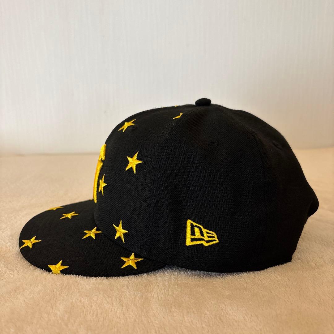 激レア！ 阪神タイガース　ニューエラ　星柄　キャップ　フリーサイズ　黒