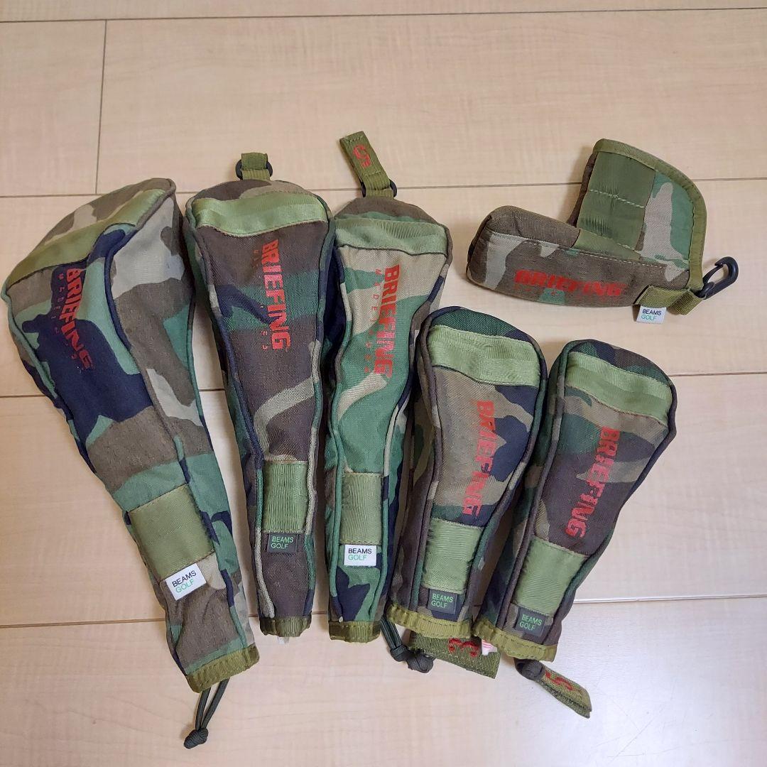 BRIEFING ブリーフィング キャディバッグ★BEAMS★ヘッドカバーセット