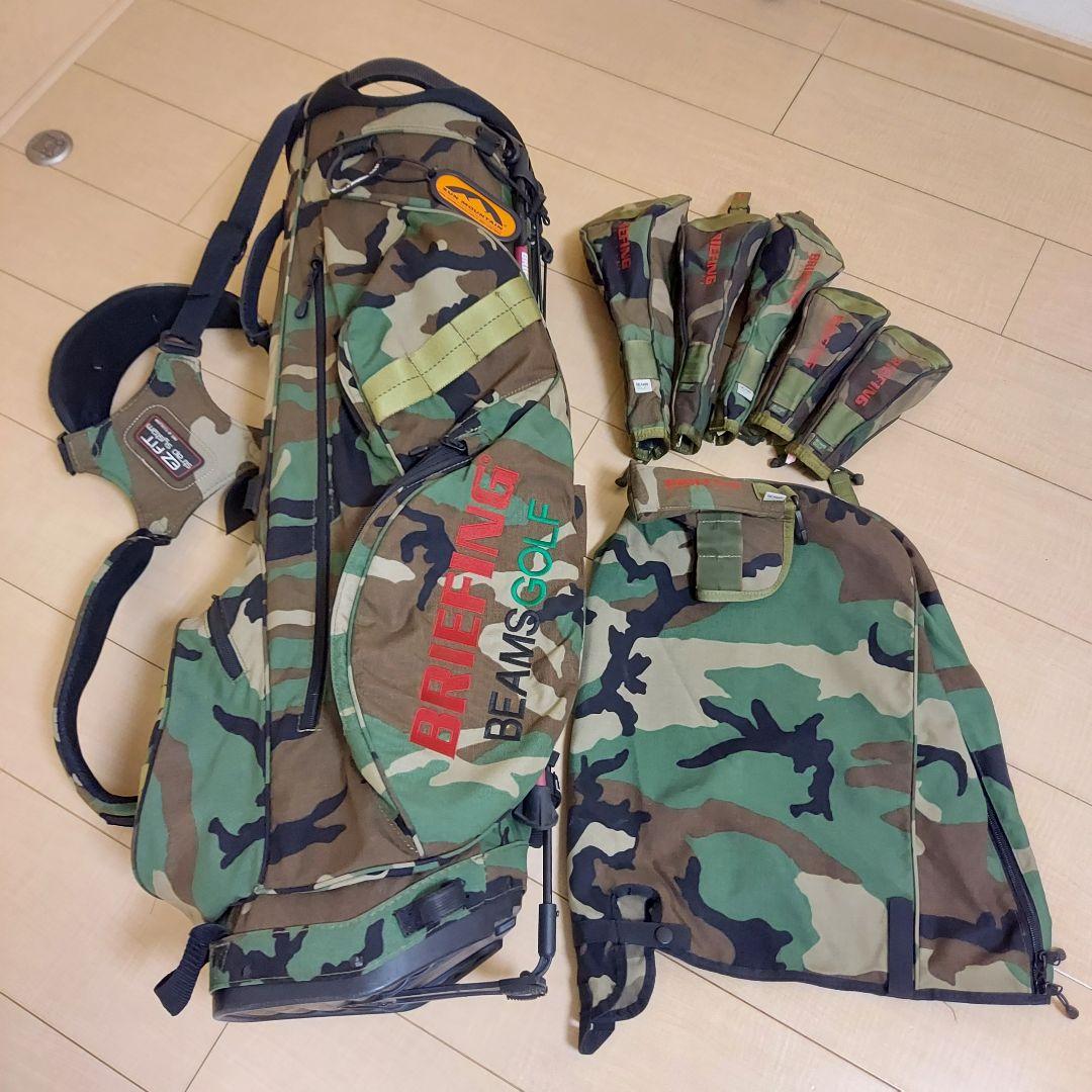 BRIEFING ブリーフィング キャディバッグ★BEAMS★ヘッドカバーセット