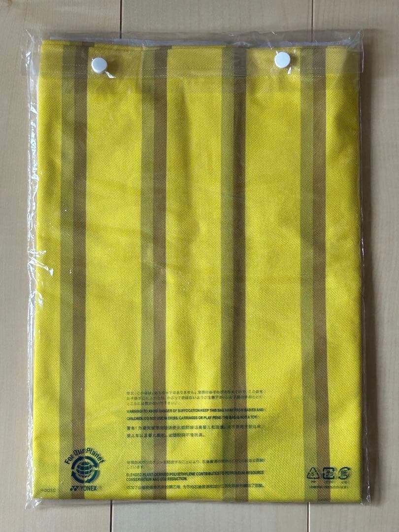 ヨネックス トナミ運輸 バドミントン Tシャツ 新品未開封品 イエロー Lサイズ