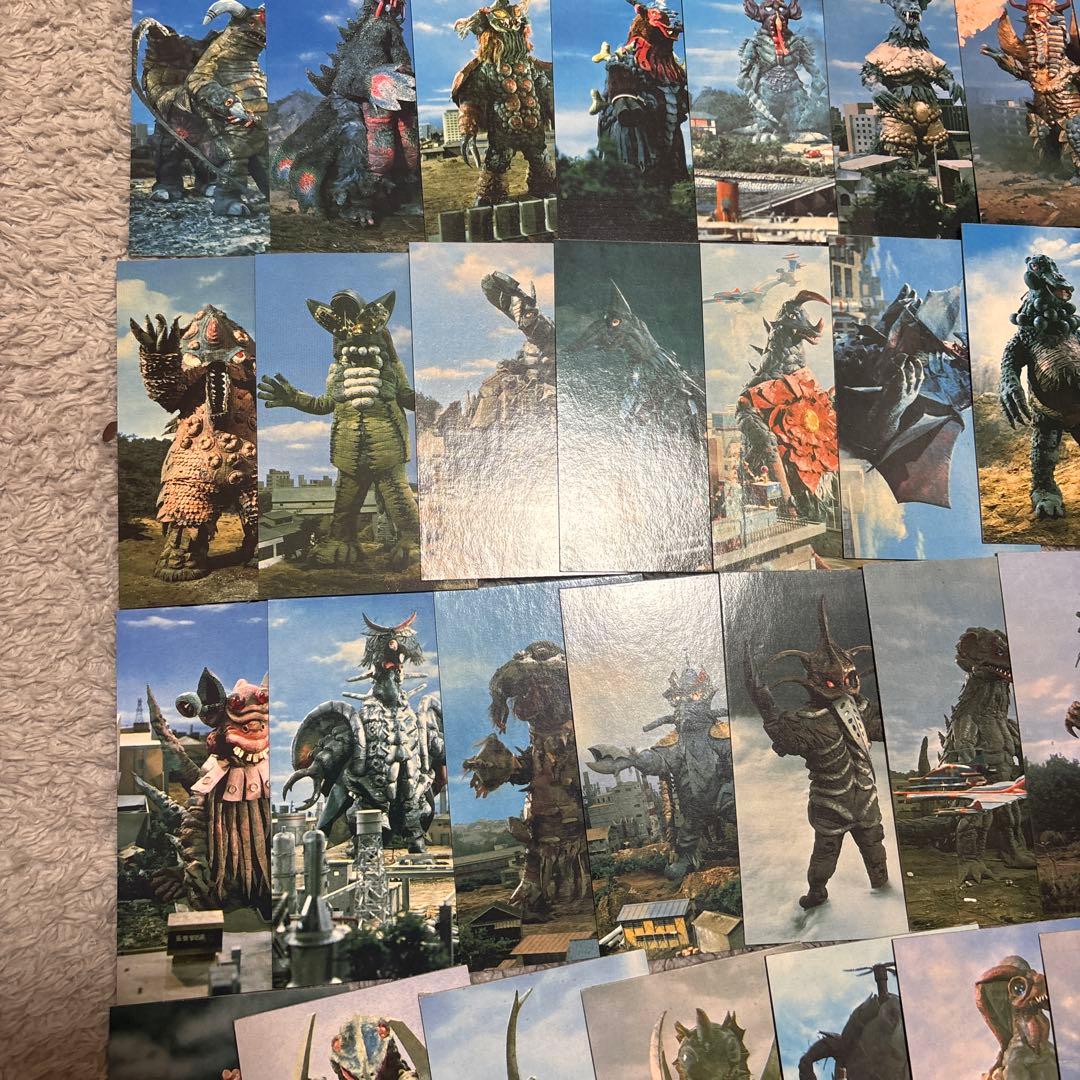 ウルトラマン 怪獣カード 大量まとめ売り 昭和 当時物 ※難あり