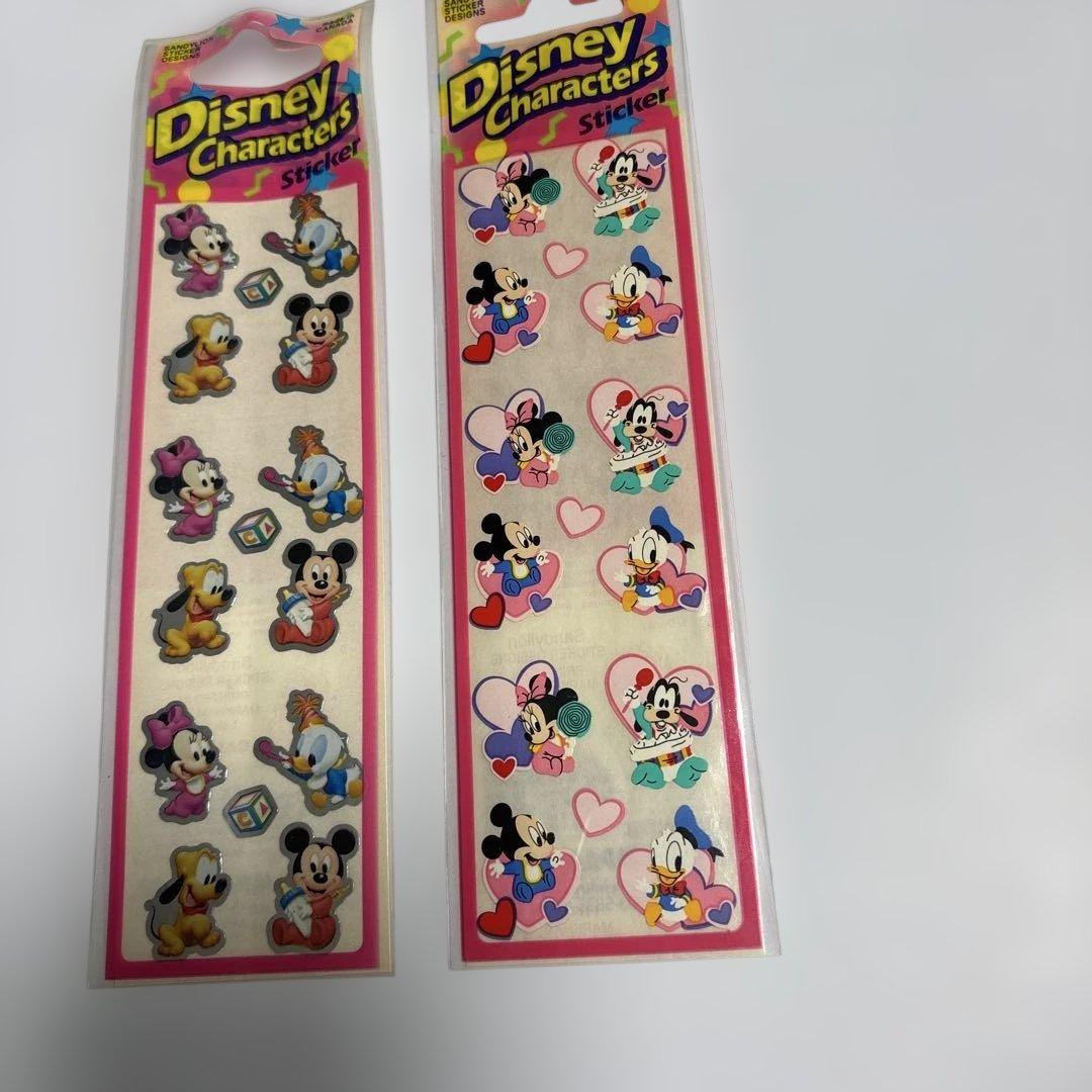 10枚　ディズニー　サンディライオン　シール　ステッカー　ミッキー　ミニー