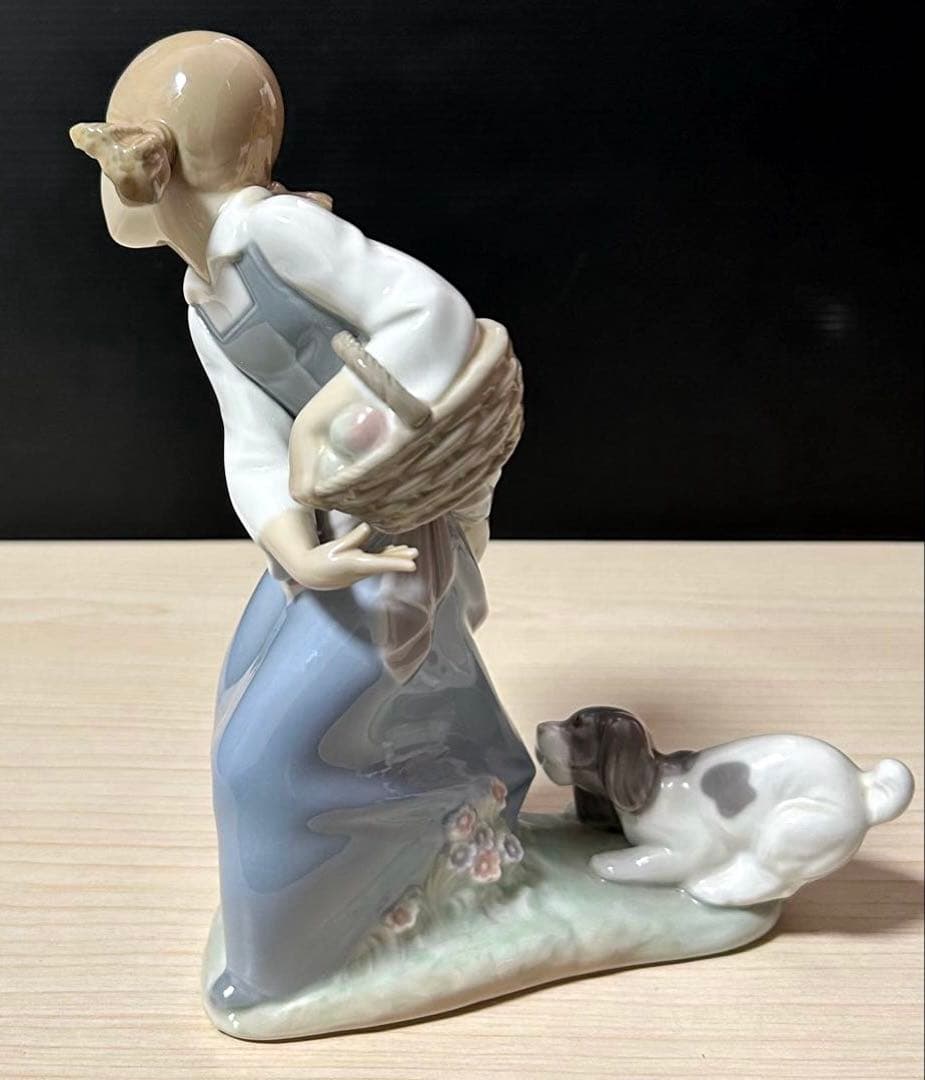 LLADRO リヤドロ　4982 『ポチのいたずら』 フィギュリン 置物