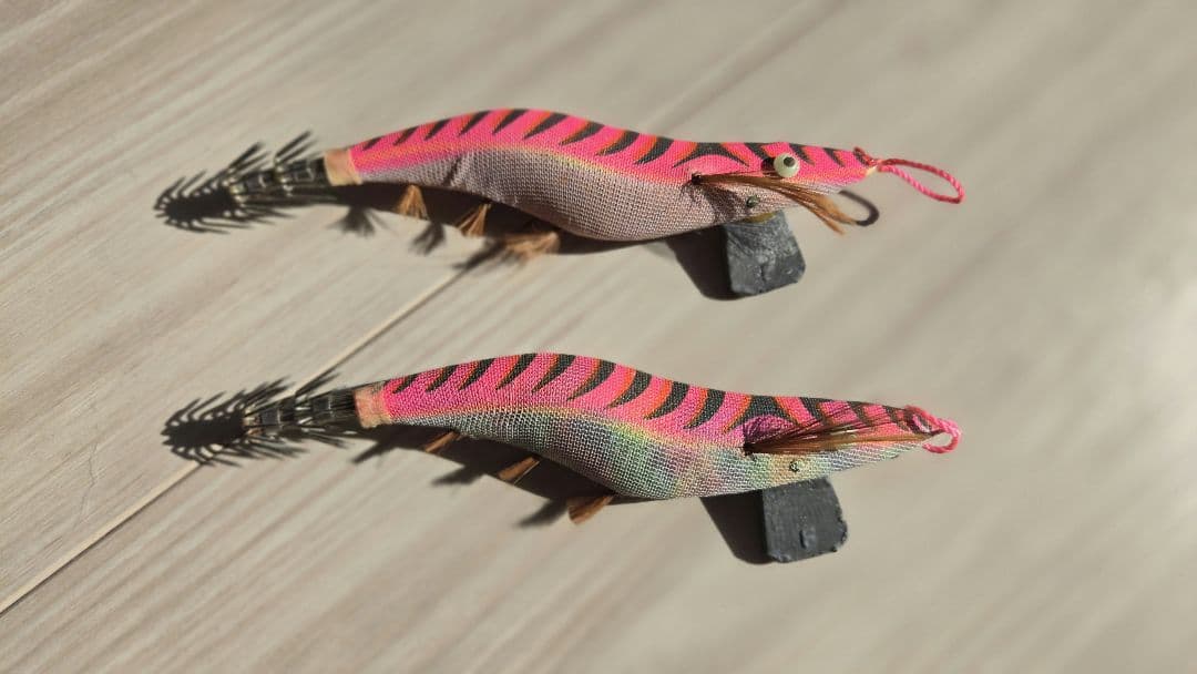 餌木猿　3.5号×2　赤テープ&虹テープ