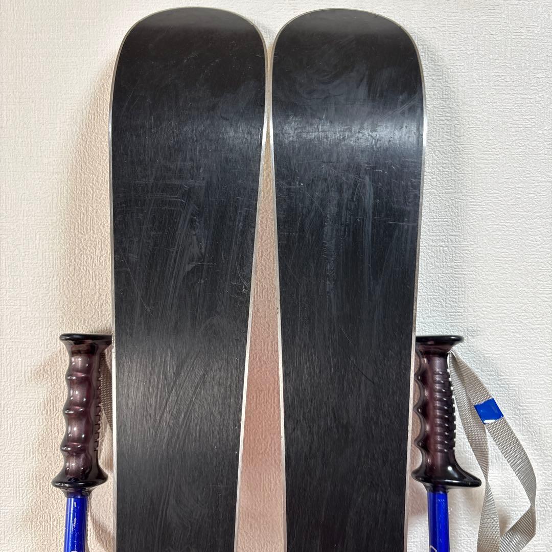 ジュニアストック付スキーセット　elan110cm head 22-22.5cm
