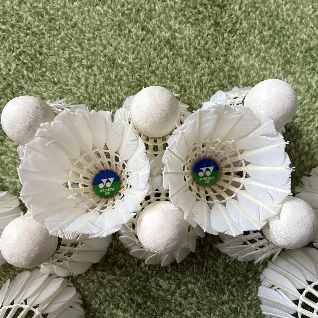 YONEX AEROSENSA 400バドミントン羽根12個入り 中古品３本売り