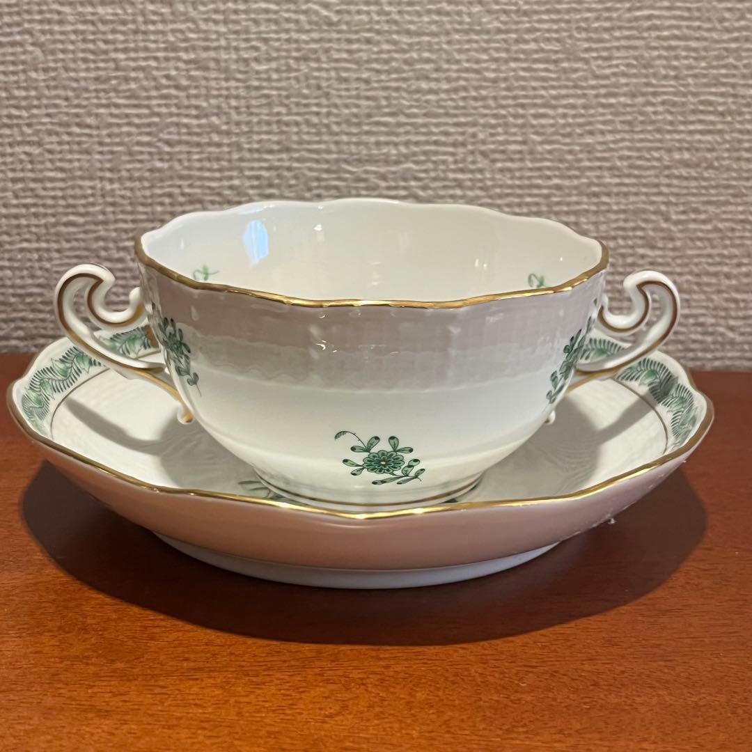 新品　未使用　ヘレンド　インドの華　スーピエール　スープポット　ハンガリー製
