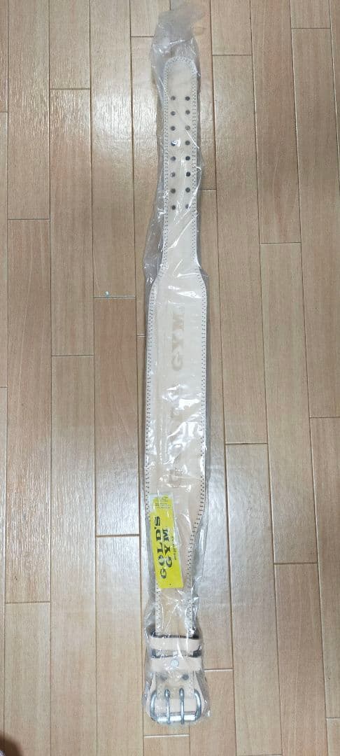 ゴールドジム ベーシックレザーベルト トレーニングベルト タグ付 Ｌサイズ