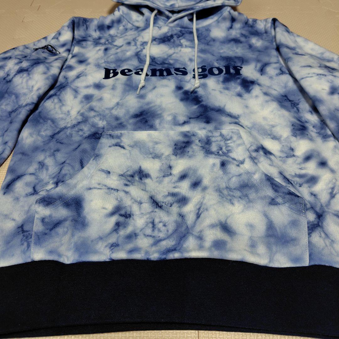 BEAMS GOLF ビームスゴルフ　タイダイ プルオーバー パーカー