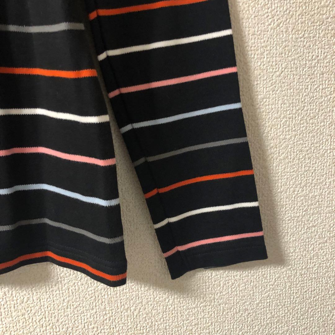 【新品】PARADISO GOLF 長袖ボーダーシャツ ブラック Fサイズ