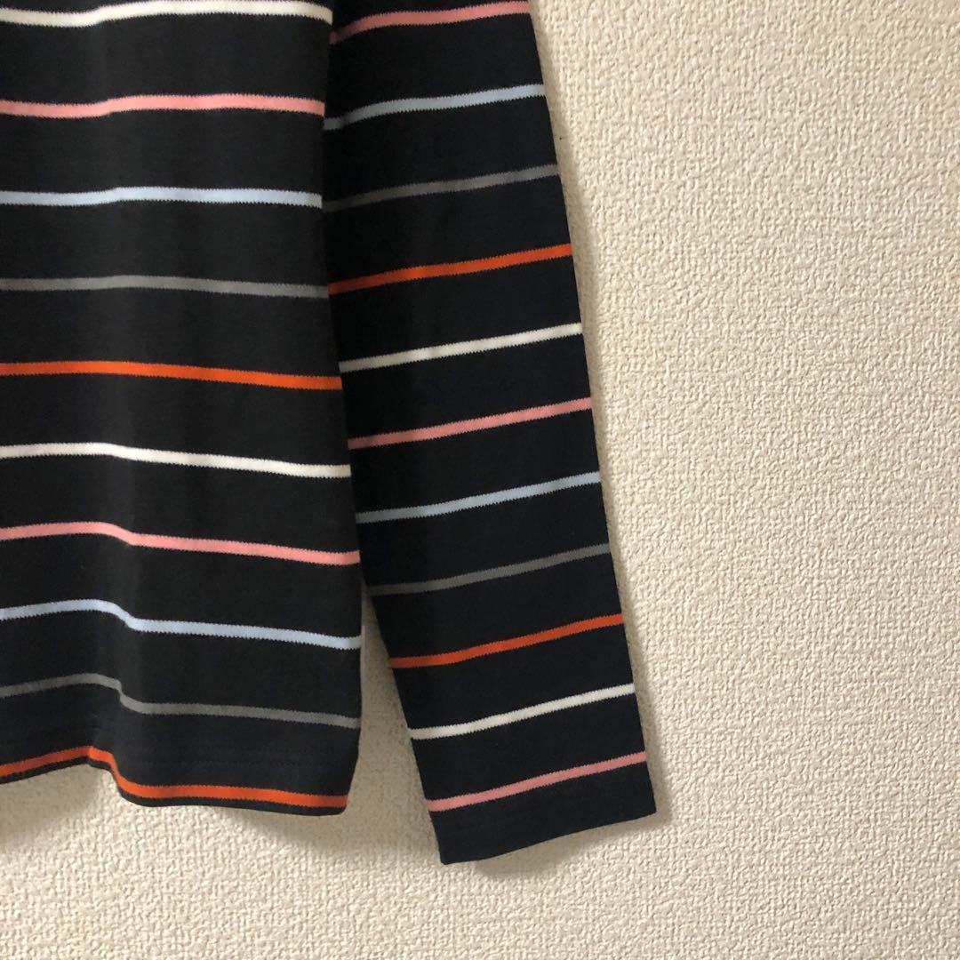 【新品】PARADISO GOLF 長袖ボーダーシャツ ブラック Fサイズ