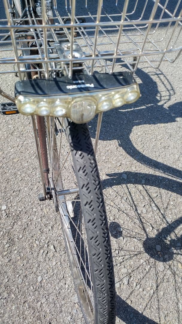 電動アシスト自転車 ブラウン 実動　中古