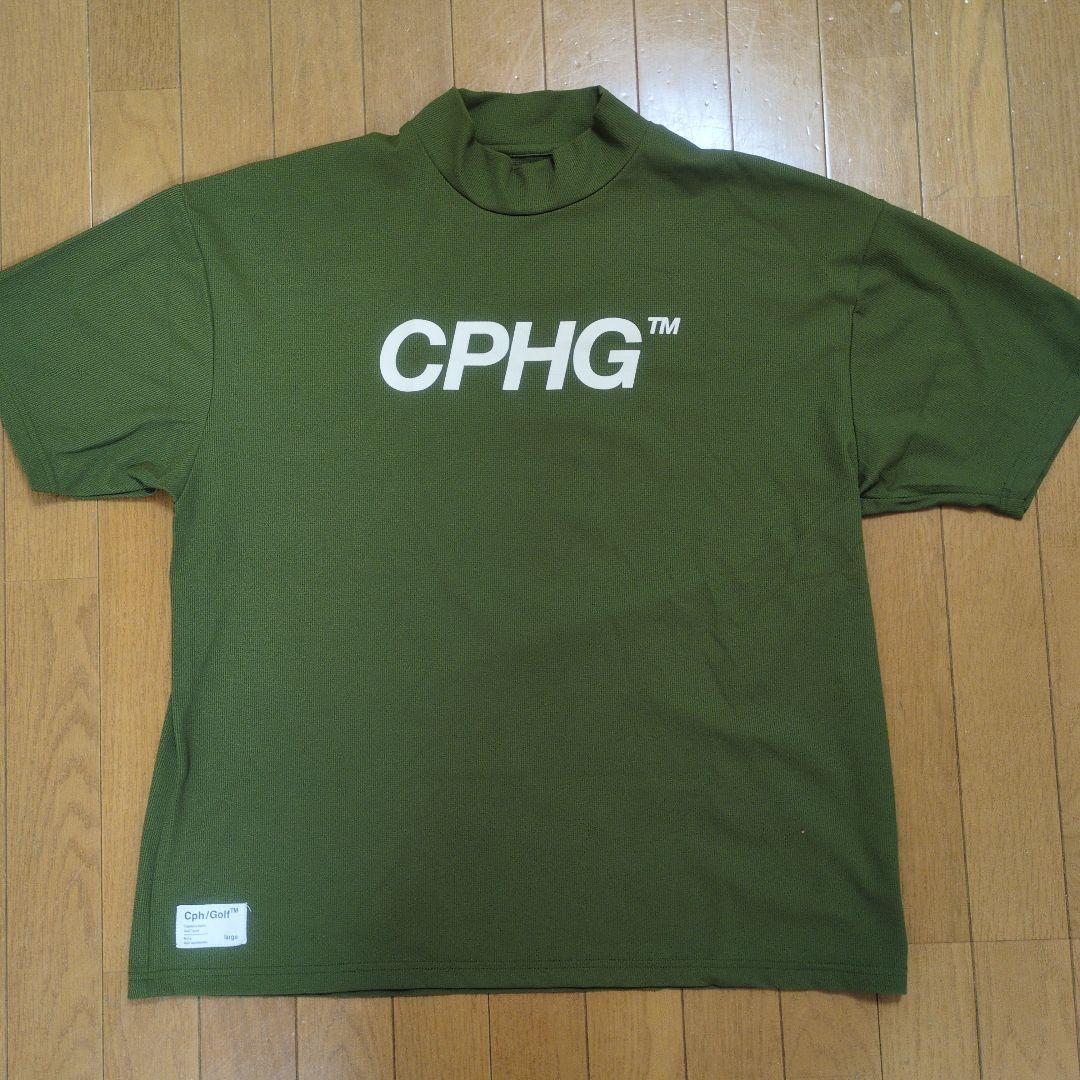 Cph/Golf™ オリーブグリーン モックネックシャツ L