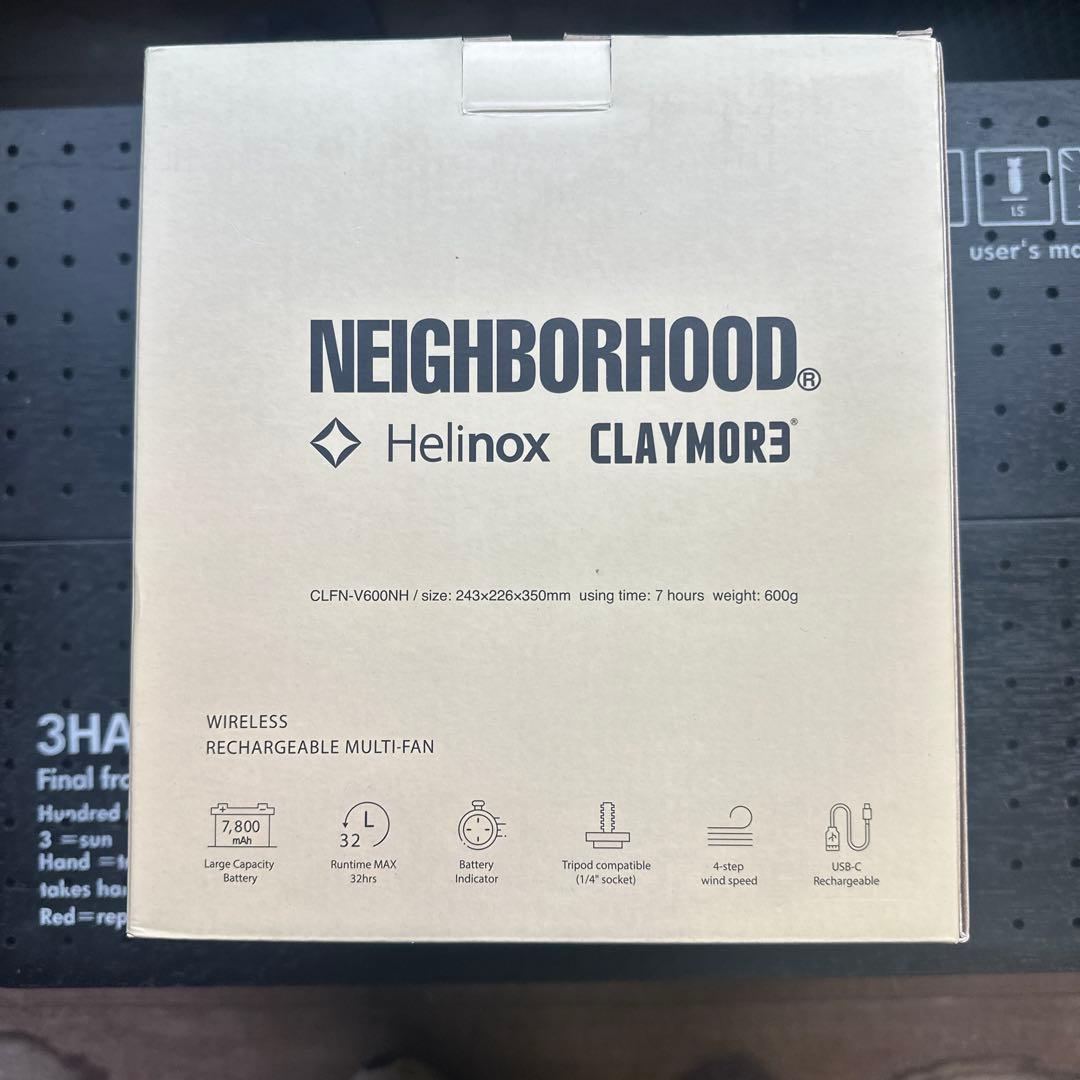 NEIGHBORHOOD Helinox CLAYMORE3 ワイヤレスファン