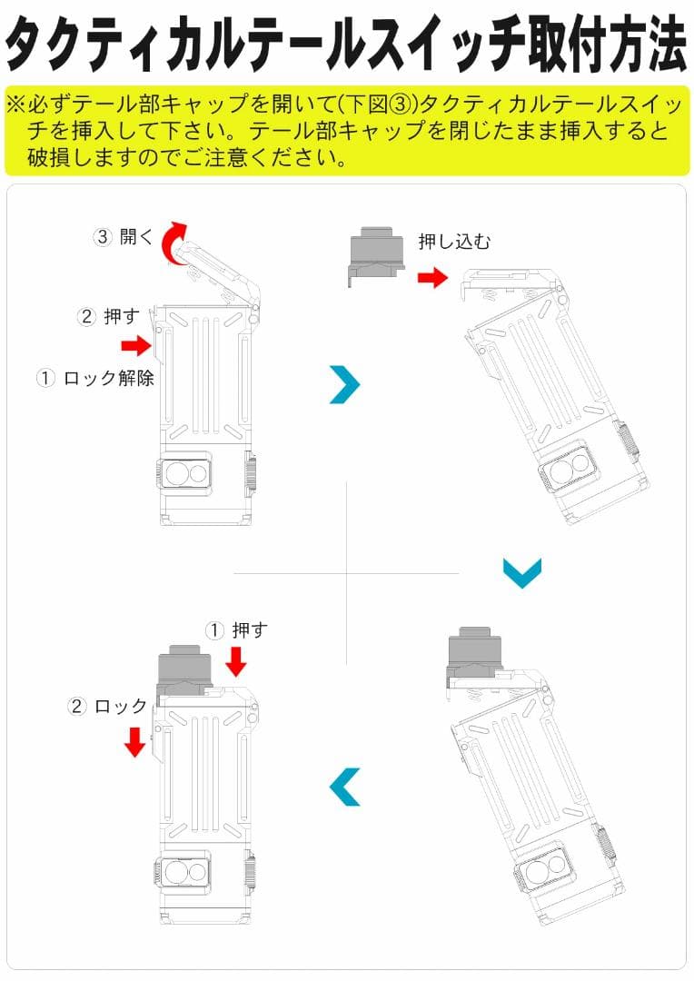 X2ProUVライトグレー フラッシュライト 超小型 充電式 防水 強力 明るい