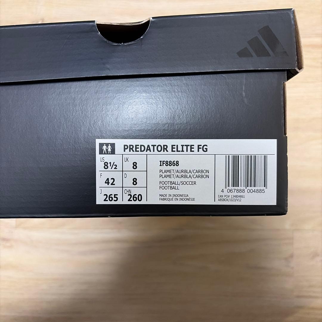 adidasPredatorEliteFG 新品未使用です 値下げ交渉は考えます